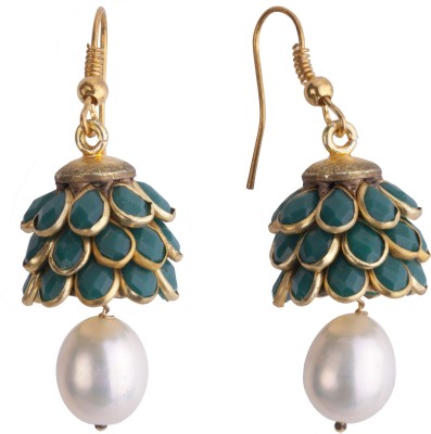 DD Pearls Pachi freshwater earring Pearl Copper Drops & Danglers