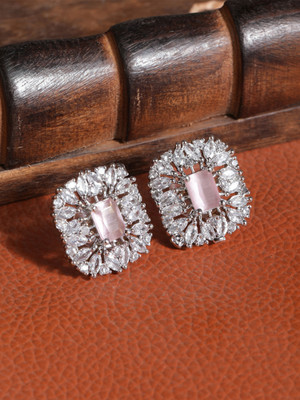 Bhagya Lakshmi Traditional Crystal Alloy Stud Earring