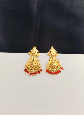 KAKOSHI IMITATION WOMEN EARRING Beads Brass Drops & Danglers