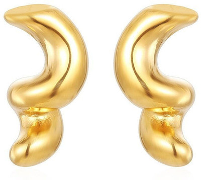 vien Irregular Jewelry Geometry Elegant Hypoallergenic Twist Earrings for Women Stainless Steel Stud Earring
