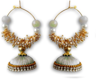 Nidhi's - World of Creation 001 Cotton Dori Ear Thread, Jhumki Earring