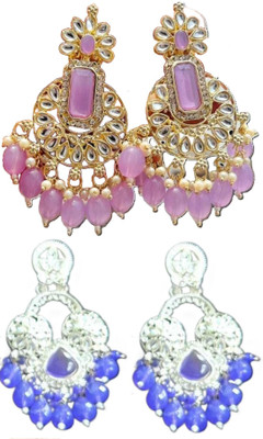 Hernger traders Simple Elegant Versatile Earring for Women Cubic Zirconia Alloy Earring Set