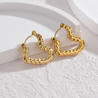 MEENAZ Heart Earrings for women korean stylish Studs golden ear rings Anti Tarnish Bali Alloy, Metal, Stainless Steel Earring Set, Stud Earring, Stud Earring, Drops & Danglers, Hoop Earring