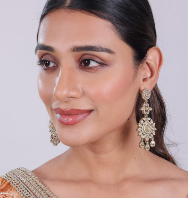 SATRANGI JEWEL SATRANGI JEWEL FLORAL DESIGN EARRING Alloy Drops & Danglers