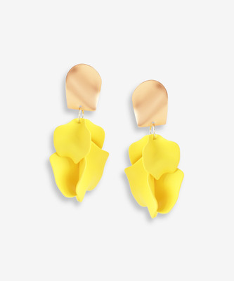 SOHI Gold Plated Party Designer Drop Earring For Women Alloy Drops & Danglers