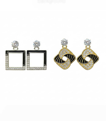 RFashionPriya Arzonai Stylish Fashion Korean Jewellery Earring Partywear for women &Girls Zircon Alloy Drops & Danglers