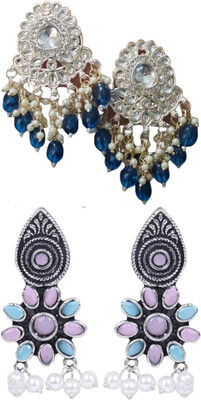 SKG Fashions Simple Elegant Versatile Earring Set for Women Alloy Earring Set