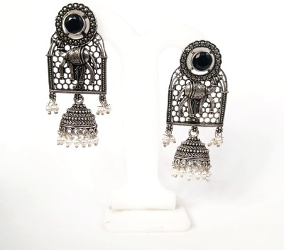 MAAYU Creation Beautiful Jaipur Earrings Jhumkas for Women Brass Jhumki Earring