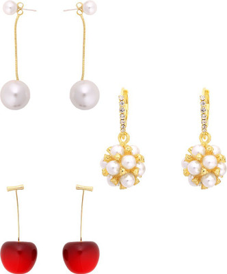 estailo fashion earring for girls Zircon Alloy Earring Set