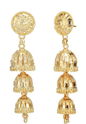 Bhagya Lakshmi Traditional Alloy Jhumki Earring