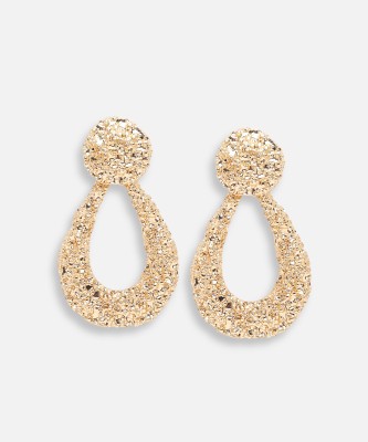 SOHI Gold Plated Party Designer Drop Earring For Women Alloy Drops & Danglers