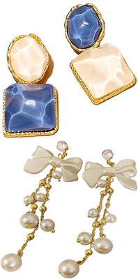 Celestique Stylish Fashionable Latest Cuffs Earrings for Women Girls Alloy Earring Set