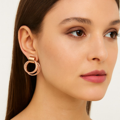 Zayofied Trendy Earring for Women Alloy Stud Earring