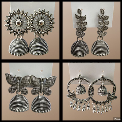 DANGAR ENTERPRISE Latest and Designning Earrings(4 COMBO) Alloy Stud Earring