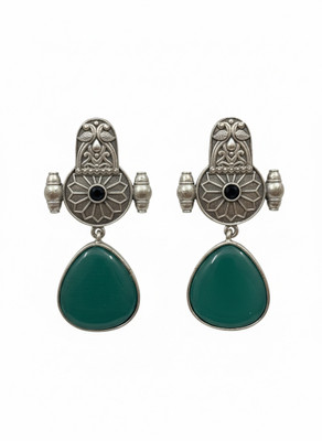 gadbadjhaala Earrings_Dangler_Monalisastone Alloy Drops & Danglers