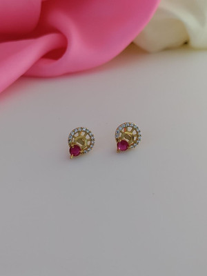 godhani enterprize NIVA Beads Brass Plug Earring