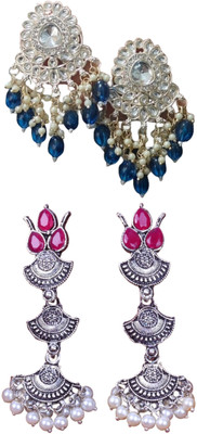 SKG Fashions Simple Elegant Versatile Earring Set for Women Alloy Earring Set