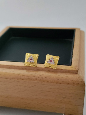 SUGHOSH Stylish & Trendy Gold Earrings Alloy Earring Set