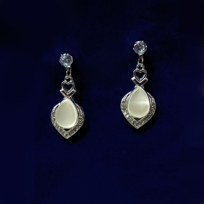 Cadabella Studs Earrings Beads, Cubic Zirconia Alloy Stud Earring