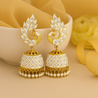 LOVANSH Lovansh Designer Oxidized & Meenakari Fashion Earrings. For Girls & Women Alloy Earring Set