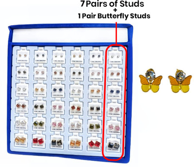 SM Traders Listing 3_033 Alloy Hoop Earring, Earring Set, Stud Earring