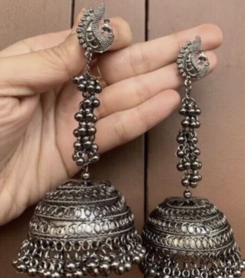 Luckshay creations Longi Alloy Jhumki Earring