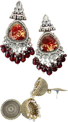 SKG Fashions Simple Elegant Versatile Earring Set for Women Alloy Earring Set