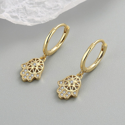 MYKI Antique Earrings For Women & Girls Cubic Zirconia Stainless Steel Drops & Danglers