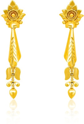 LUV FASHION Treditional Gold Plated Premium Long Earring Brass Jhumki Earring