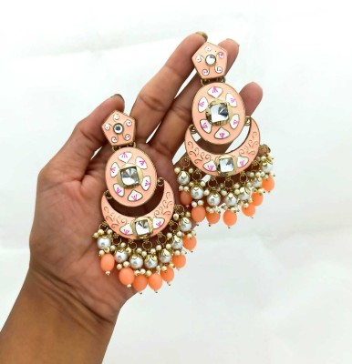 BUY FOR CHANGE LLP Fancy Chandbali Earrings Alloy Chandbali Earring