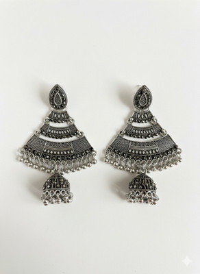 Ayora Palki Beads Alloy Jhumki Earring