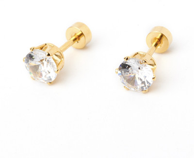 NEERAJYOTII NEERAJYOTI EARRING Cubic Zirconia Metal Stud Earring