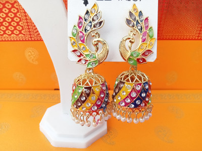 LAXMIMAHESH 01 Alloy Jhumki Earring