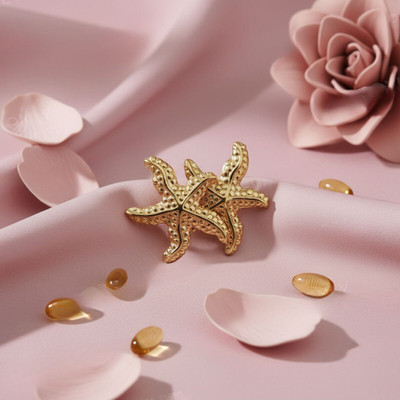 forever jewels Anti Tarnish Stainless Steel Gold Plated Door Knocker Stud Earrings For Women Stainless Steel Stud Earring