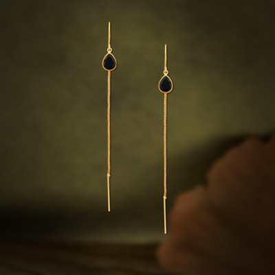 DRASHTI Workerwear Brass Stud Earring