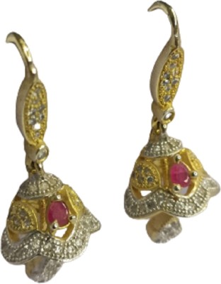 Kimaya Collection Diamond Jhumka for women Diamond Brass Jhumki Earring