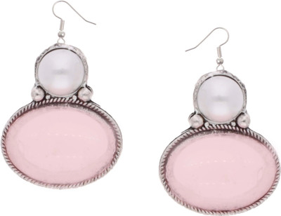 Vedda Silver Plated Earring for Women & Girls Diamond Brass Stud Earring