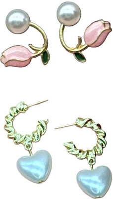 HEM RUPA Beautiful Elegant Versatile Earring for Girls Women Metal Stud Earring