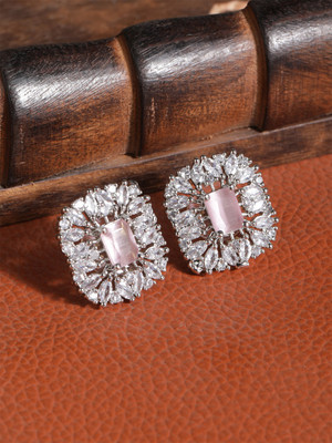Bhagya Lakshmi Traditional Crystal Alloy Stud Earring
