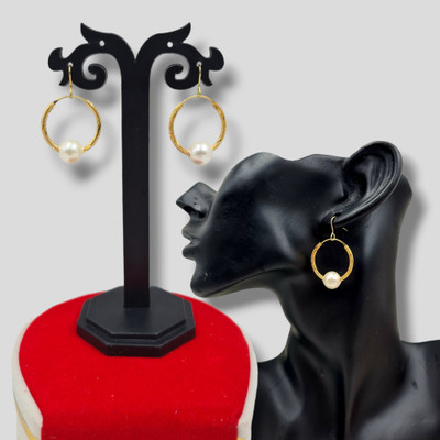zhouse Q16 Copper Chandbali Earring