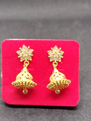 AMTRADERS FORMING JIMKI Crystal Alloy Jhumki Earring