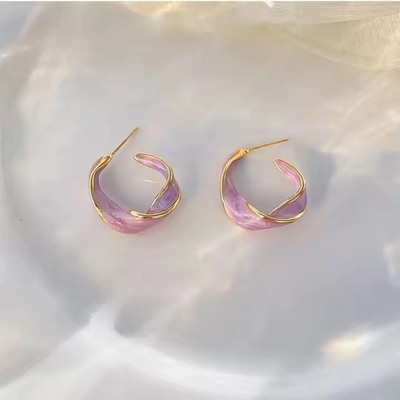 ADORNITY Korean Western Earrings For Women Stainless Steel Drops & Danglers