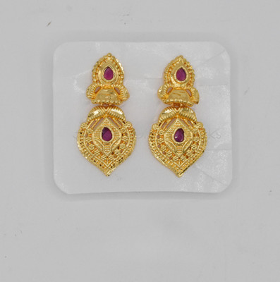 gvg Earrings Alexandrite Alloy Chandbali Earring