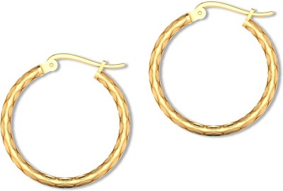 Iski Uski Lifestyle Drop Design Silver Hoop Earrings Sterling Silver Hoop Earring