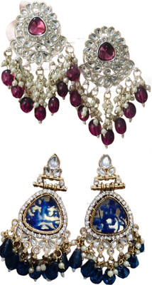 SKG Fashions Simple Elegant Versatile Earring Set for Women Alloy Earring Set