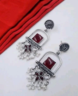 AKENTRPRISE NIRAVREDEARRING Beads Alloy Stud Earring