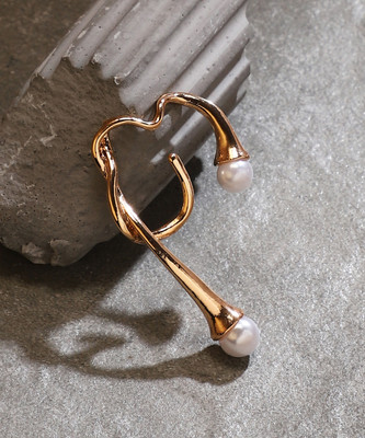 SOHI The Intertwine Cuff Earrings Alloy Cuff Earring