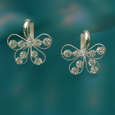 KarishmaCrafts Floral Stud Earrings for Women Stylish Party Wear Alloy Stud Earring