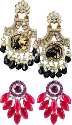 SKG Fashions Simple Elegant Versatile Earring Set for Women Alloy Earring Set
