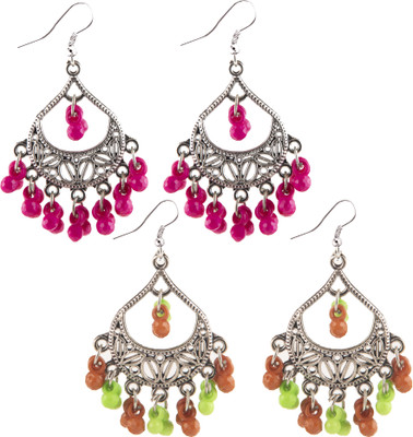 Jamleen Gallery Trendy Ethnic Dangler Earrings for Women Alloy Jhumki Earring